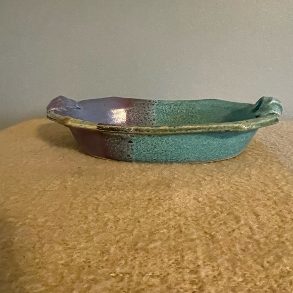Kuhn Pottery Signed Oval Dish with handles - Picture 4 of 5